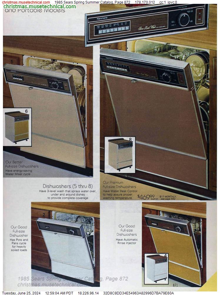 1985 Sears Spring Summer Catalog, Page 872
