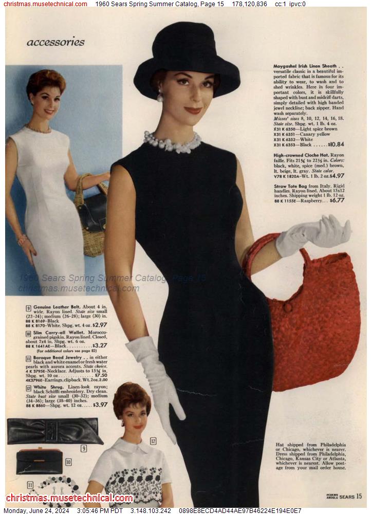 1960 Sears Spring Summer Catalog, Page 15