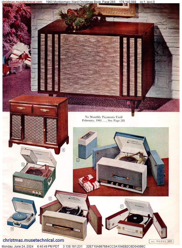 1960 Montgomery Ward Christmas Book, Page 265