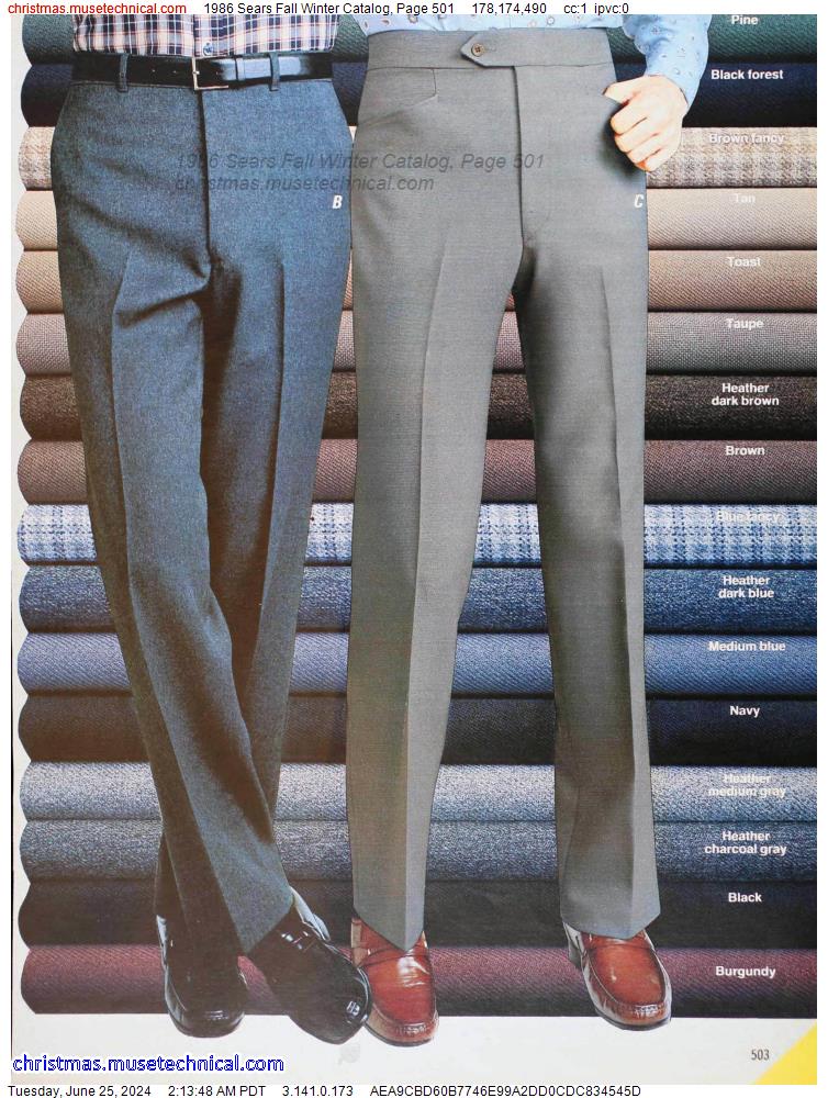 1986 Sears Fall Winter Catalog, Page 501