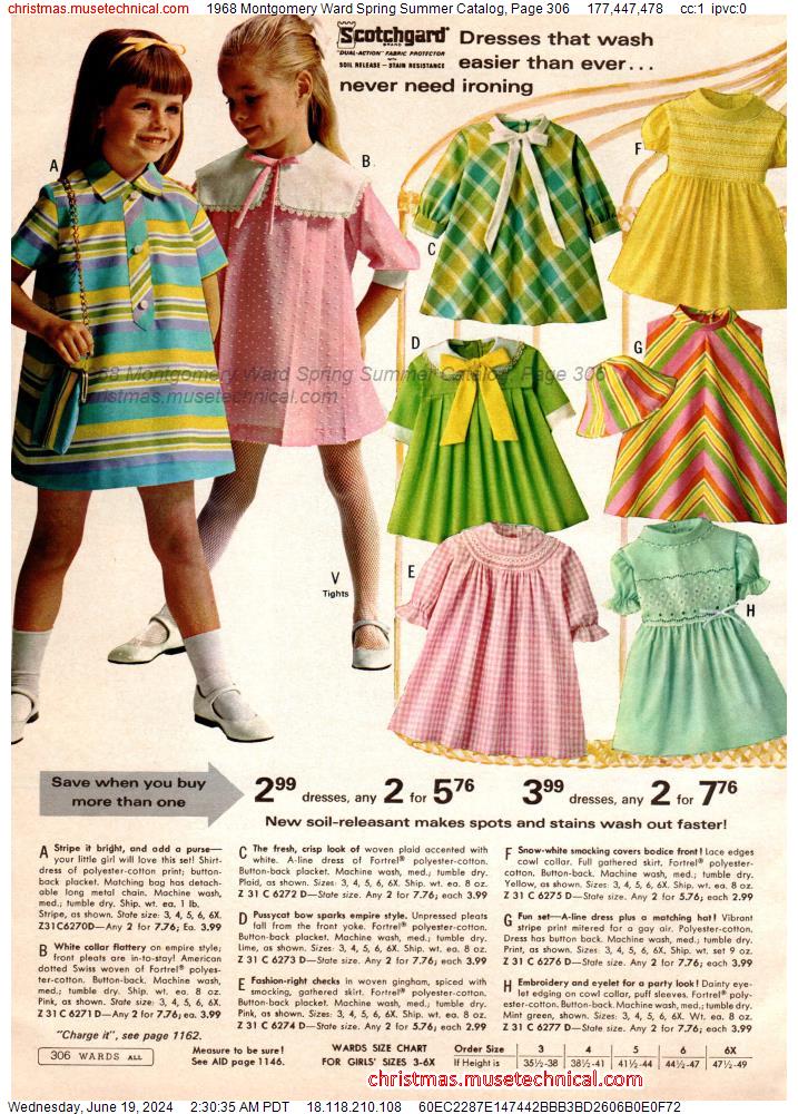 1968 Montgomery Ward Spring Summer Catalog, Page 306