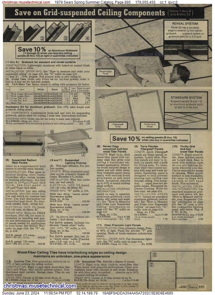 1979 Sears Spring Summer Catalog, Page 895