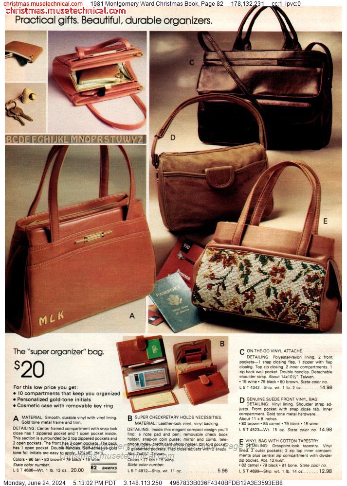 1981 Montgomery Ward Christmas Book, Page 82
