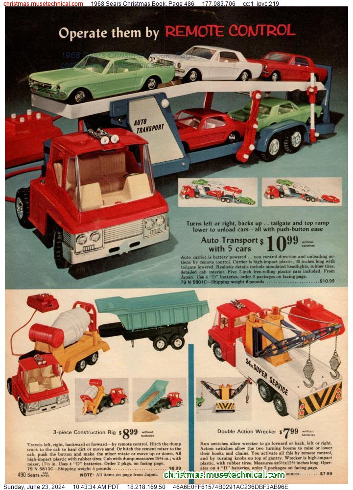 1968 Sears Christmas Book, Page 486