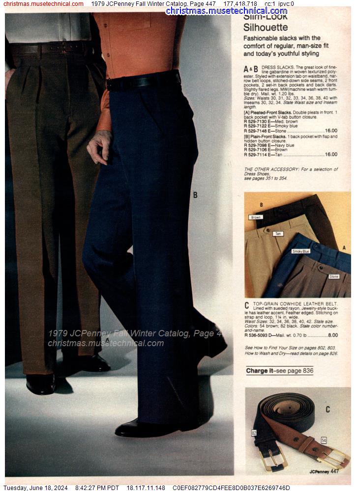 1979 JCPenney Fall Winter Catalog, Page 447