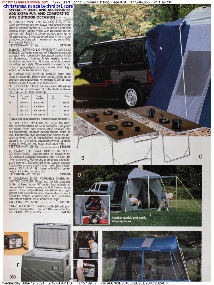 1992 Sears Spring Summer Catalog, Page 978