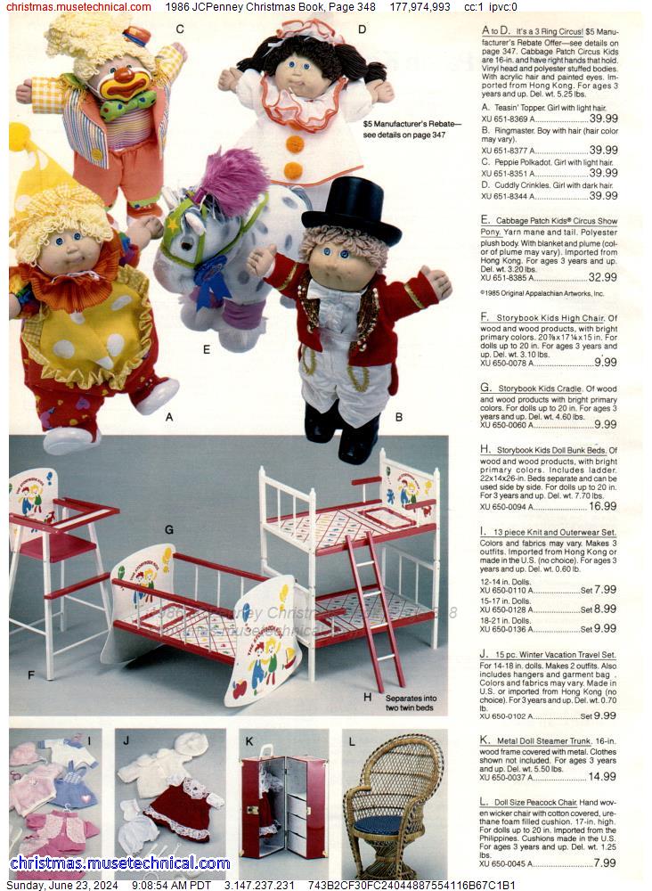 1986 JCPenney Christmas Book, Page 348