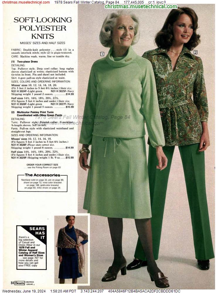 1978 Sears Fall Winter Catalog, Page 84
