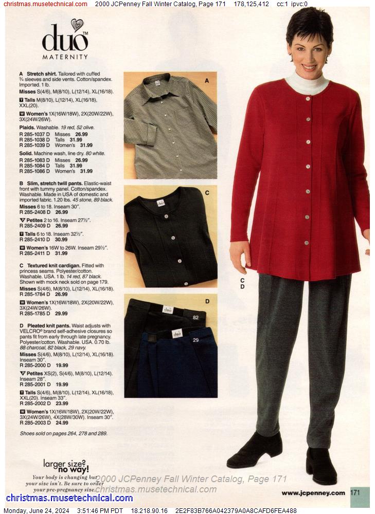 2000 JCPenney Fall Winter Catalog, Page 171