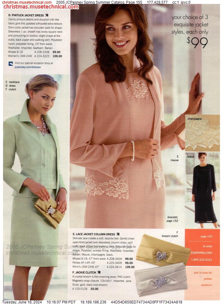 2005 JCPenney Spring Summer Catalog, Page 155
