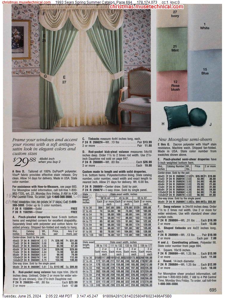 1993 Sears Spring Summer Catalog, Page 694