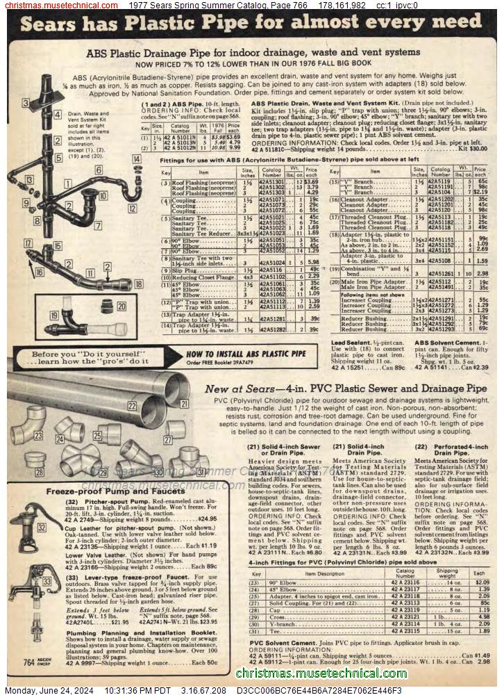 1977 Sears Spring Summer Catalog, Page 766
