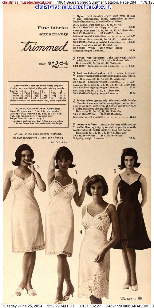 1964 Sears Spring Summer Catalog, Page 284