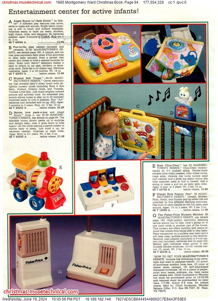 1985 Montgomery Ward Christmas Book, Page 94
