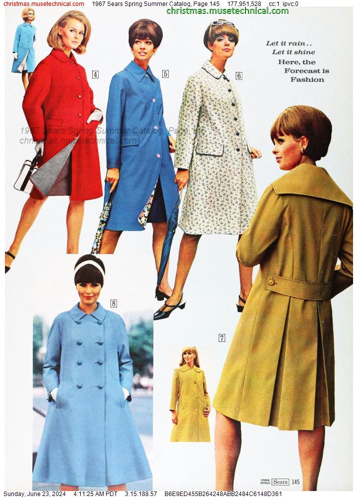 1967 Sears Spring Summer Catalog, Page 145