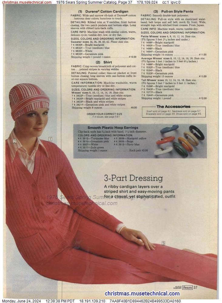 1976 Sears Spring Summer Catalog, Page 37