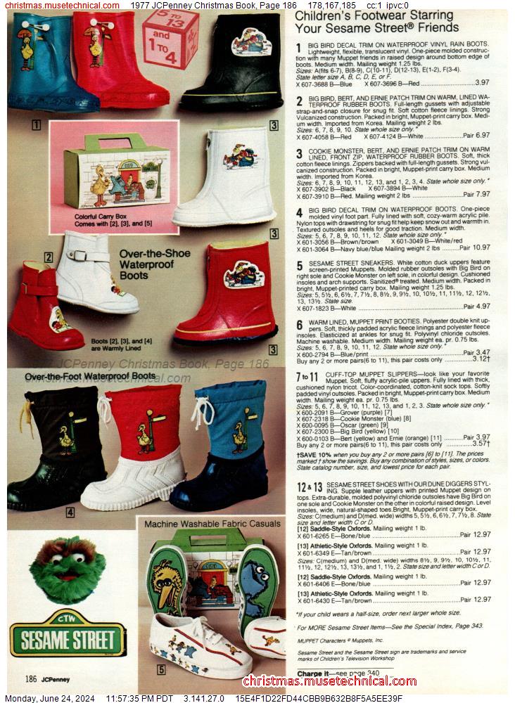 1977 JCPenney Christmas Book, Page 186