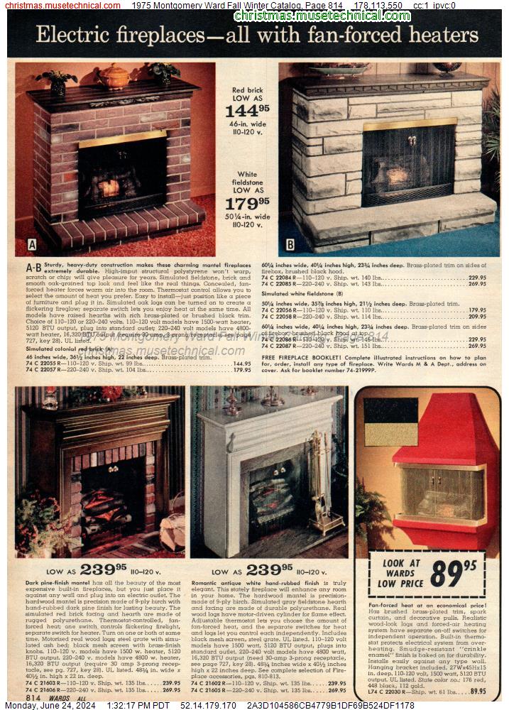 1975 Montgomery Ward Fall Winter Catalog, Page 814