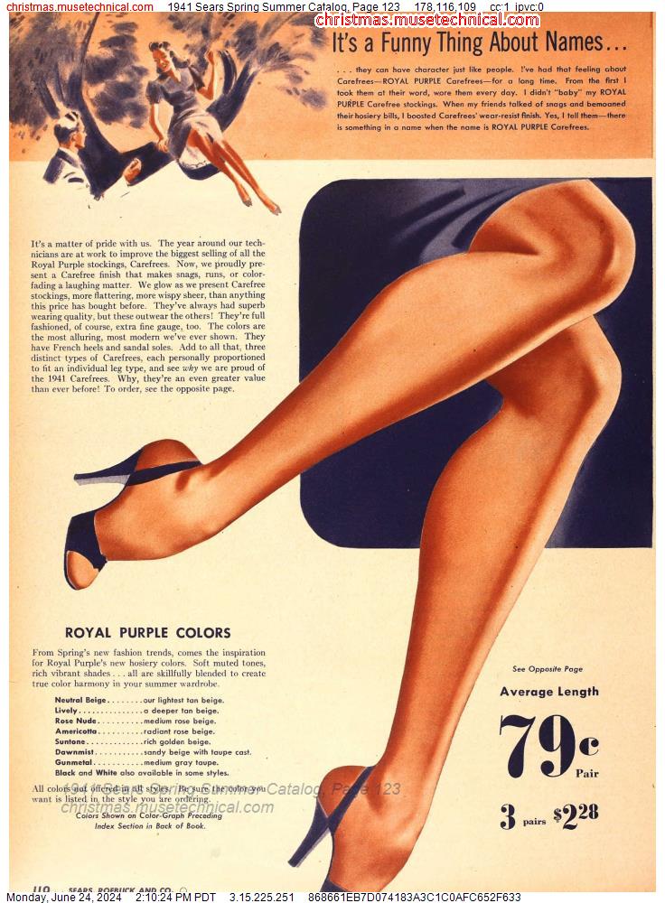 1941 Sears Spring Summer Catalog, Page 123