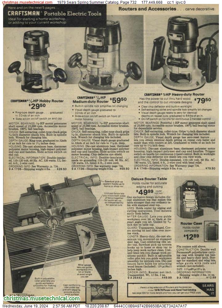 1979 Sears Spring Summer Catalog, Page 732