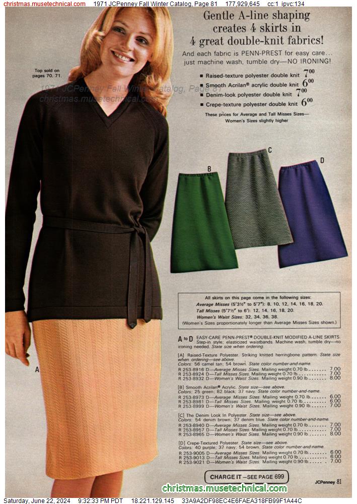 1971 JCPenney Fall Winter Catalog, Page 81