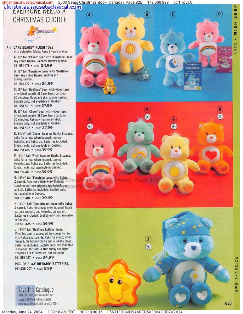 2003 Sears Christmas Book (Canada), Page 825
