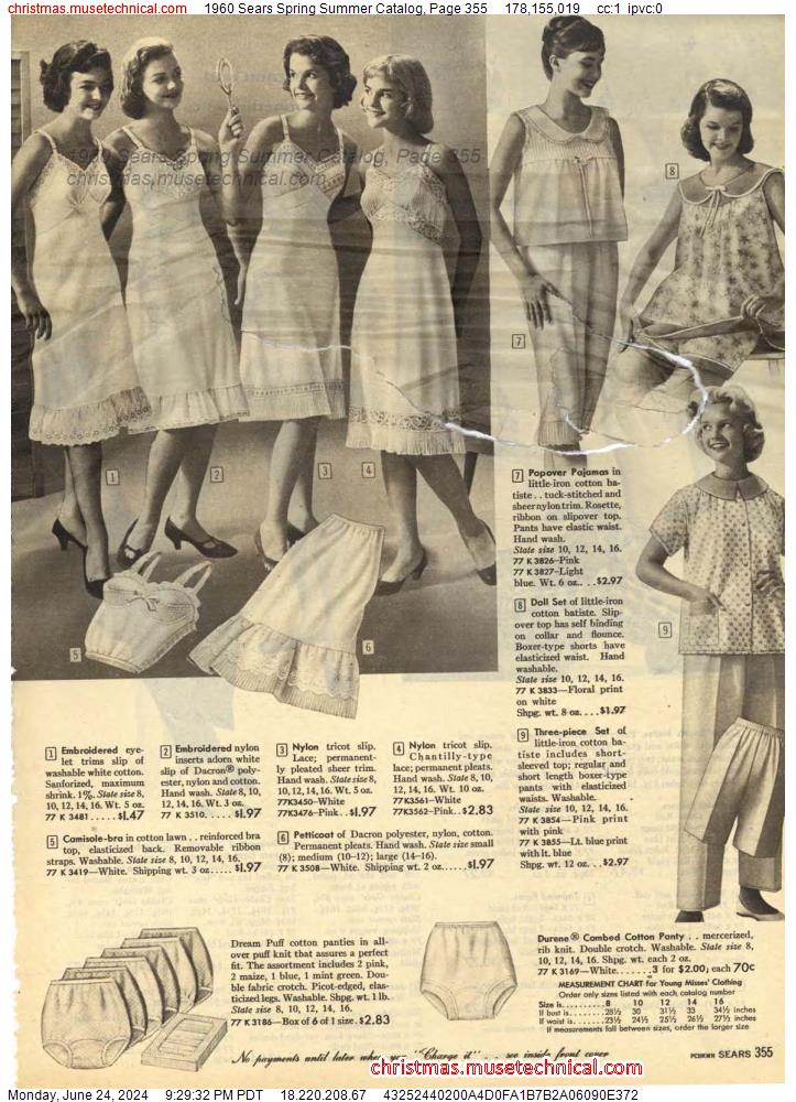 1960 Sears Spring Summer Catalog, Page 355