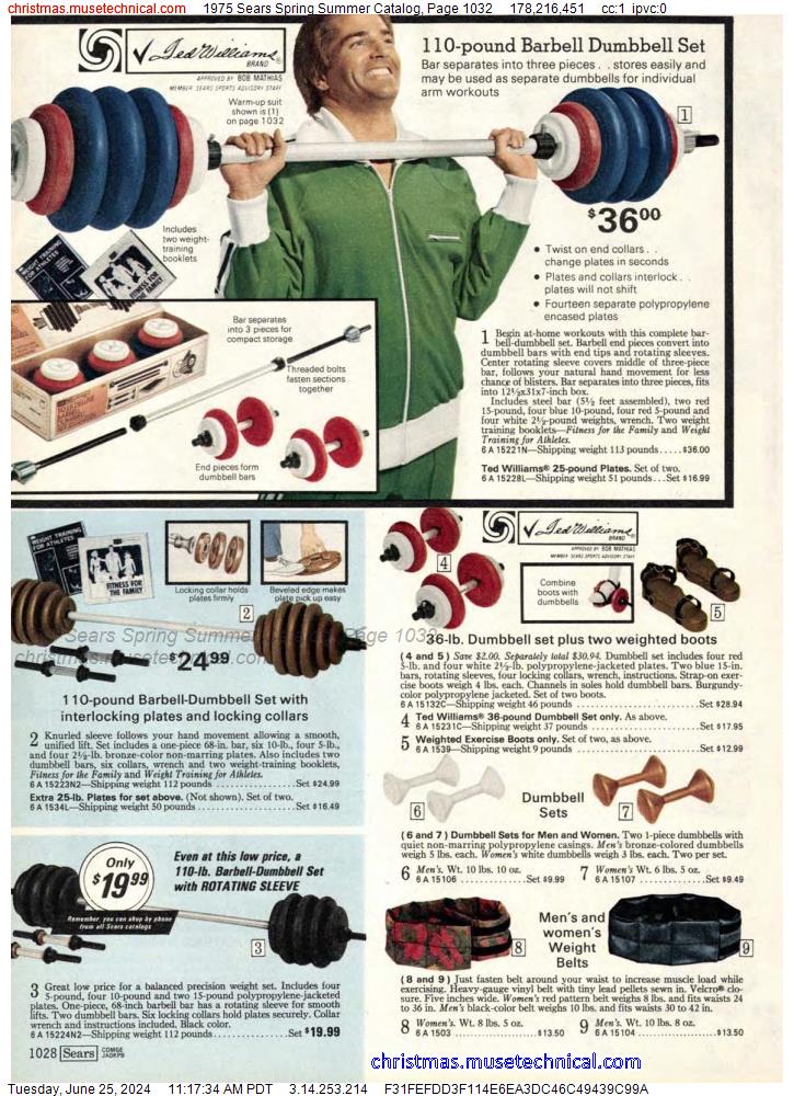 1975 Sears Spring Summer Catalog, Page 1032