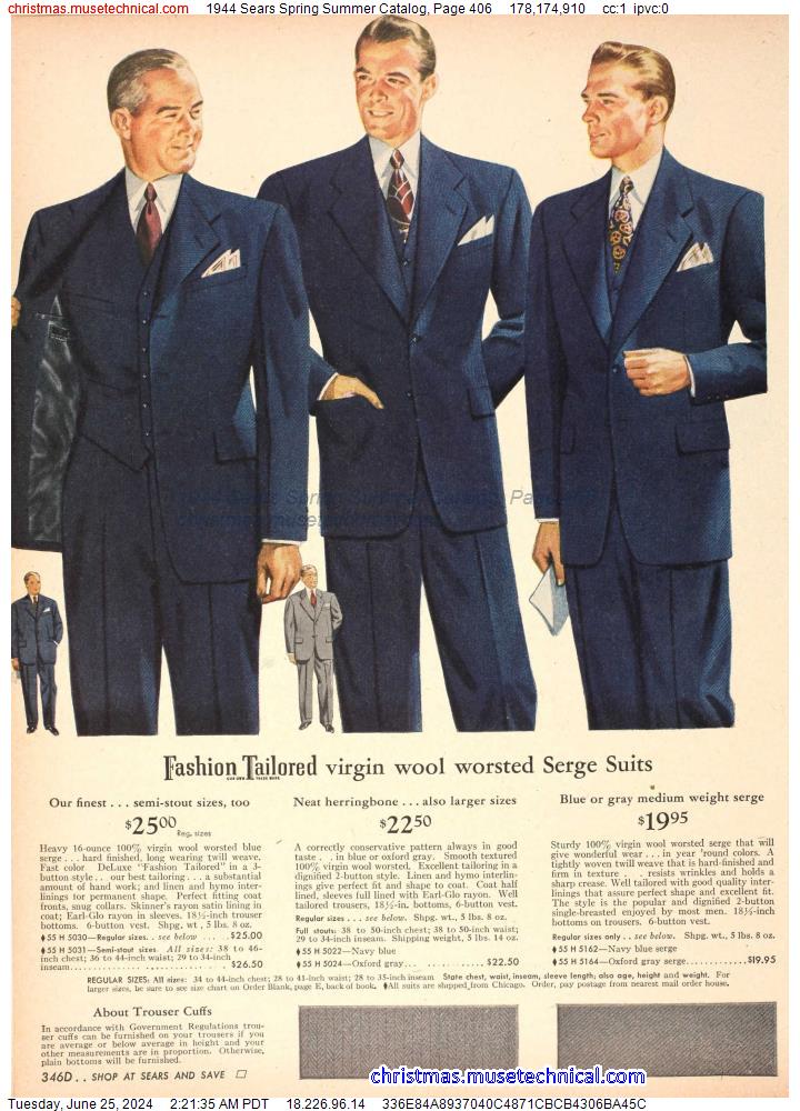 1944 Sears Spring Summer Catalog, Page 406