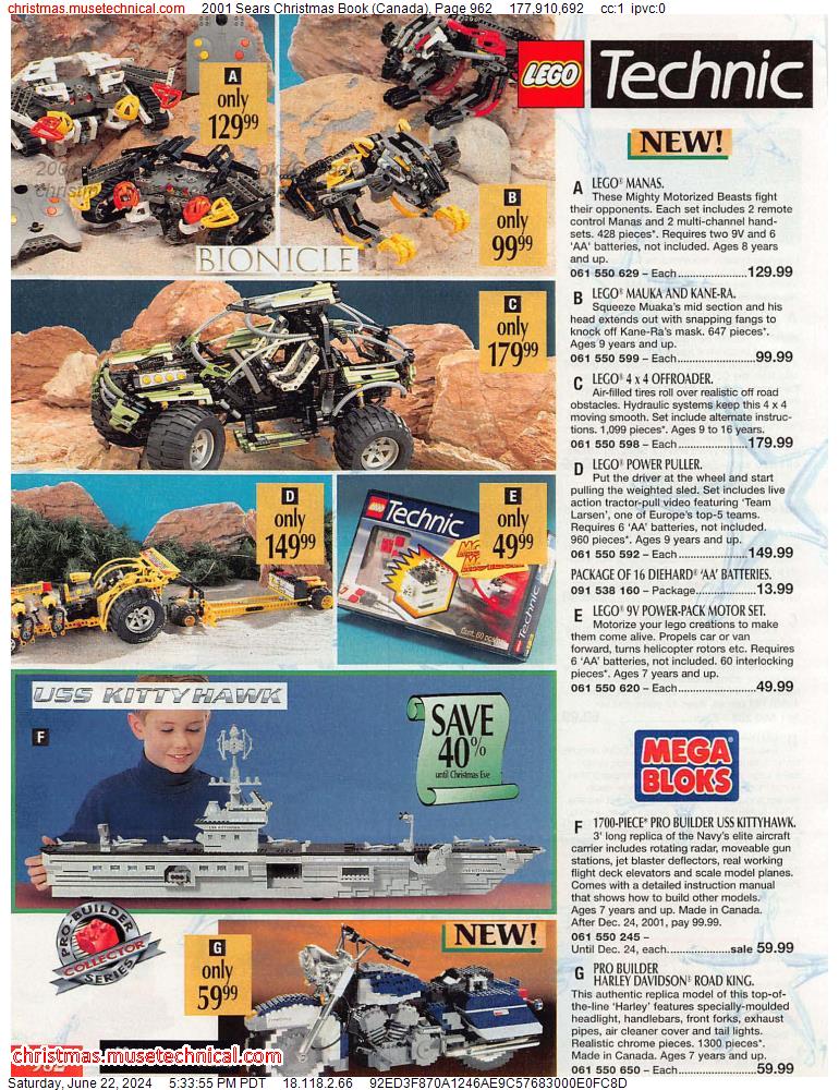 2001 Sears Christmas Book (Canada), Page 962