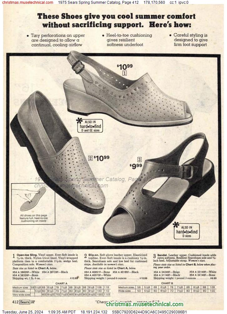 1975 Sears Spring Summer Catalog, Page 412