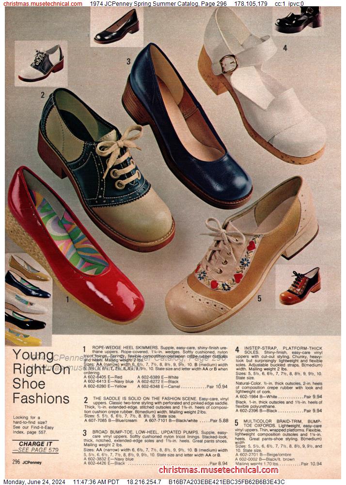 1974 JCPenney Spring Summer Catalog, Page 296