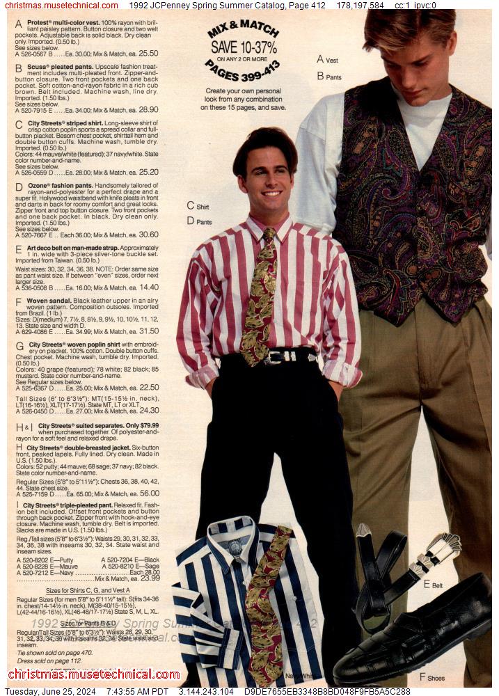 1992 JCPenney Spring Summer Catalog, Page 412