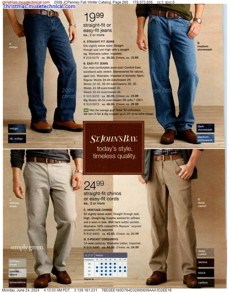 2009 JCPenney Fall Winter Catalog, Page 260