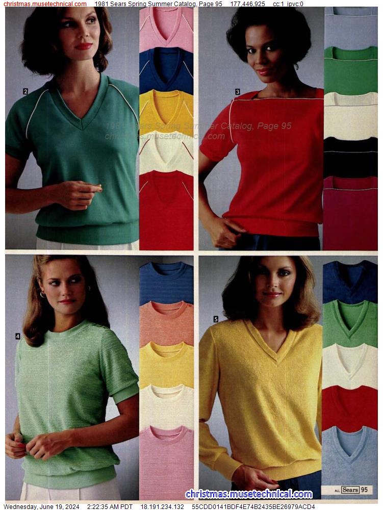 1981 Sears Spring Summer Catalog, Page 95