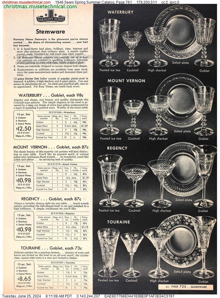 1946 Sears Spring Summer Catalog, Page 761