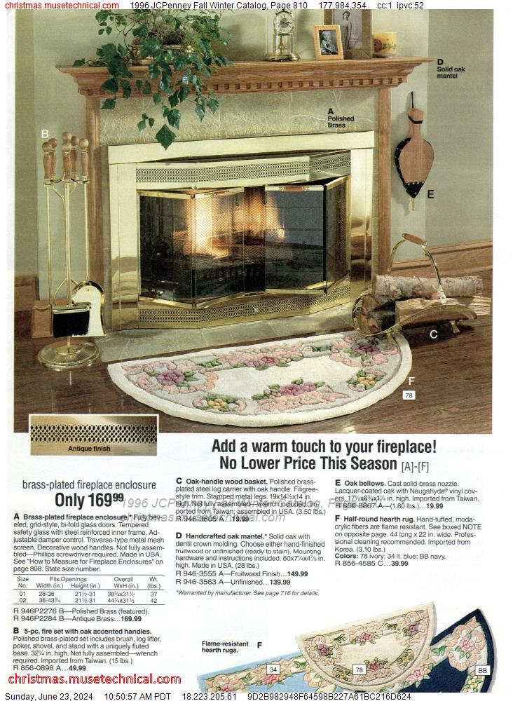 1996 JCPenney Fall Winter Catalog, Page 810