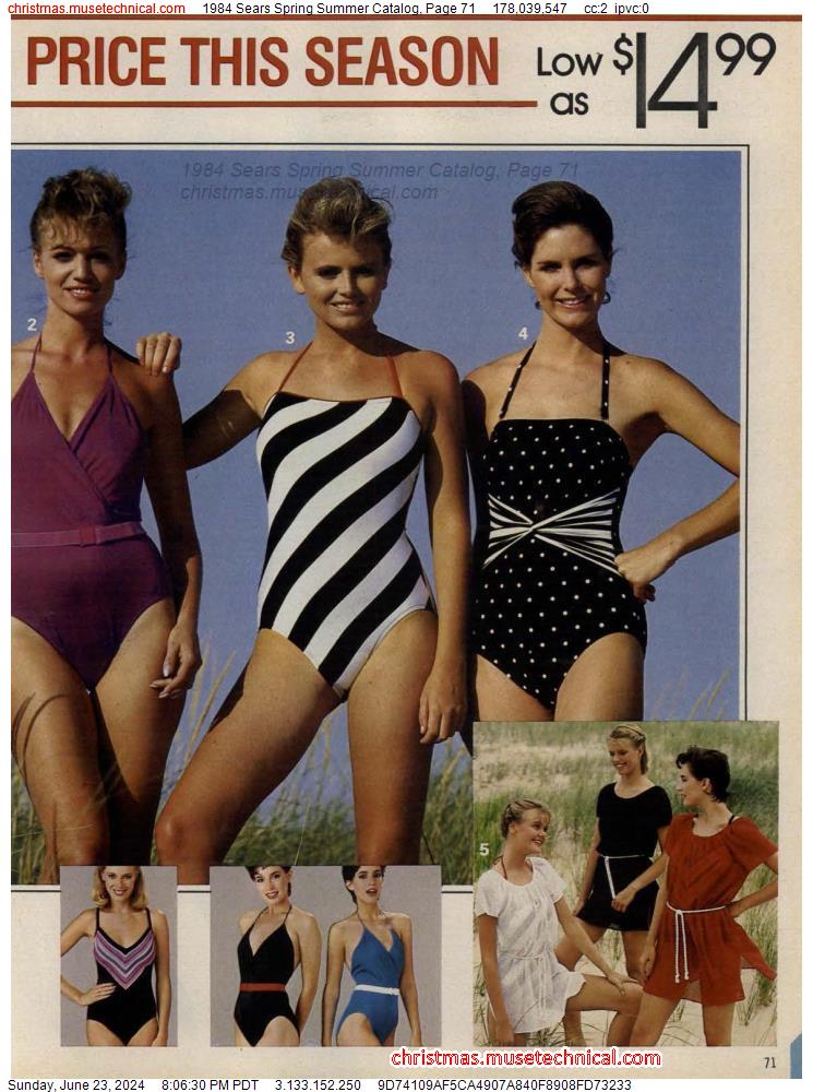 1984 Sears Spring Summer Catalog, Page 71