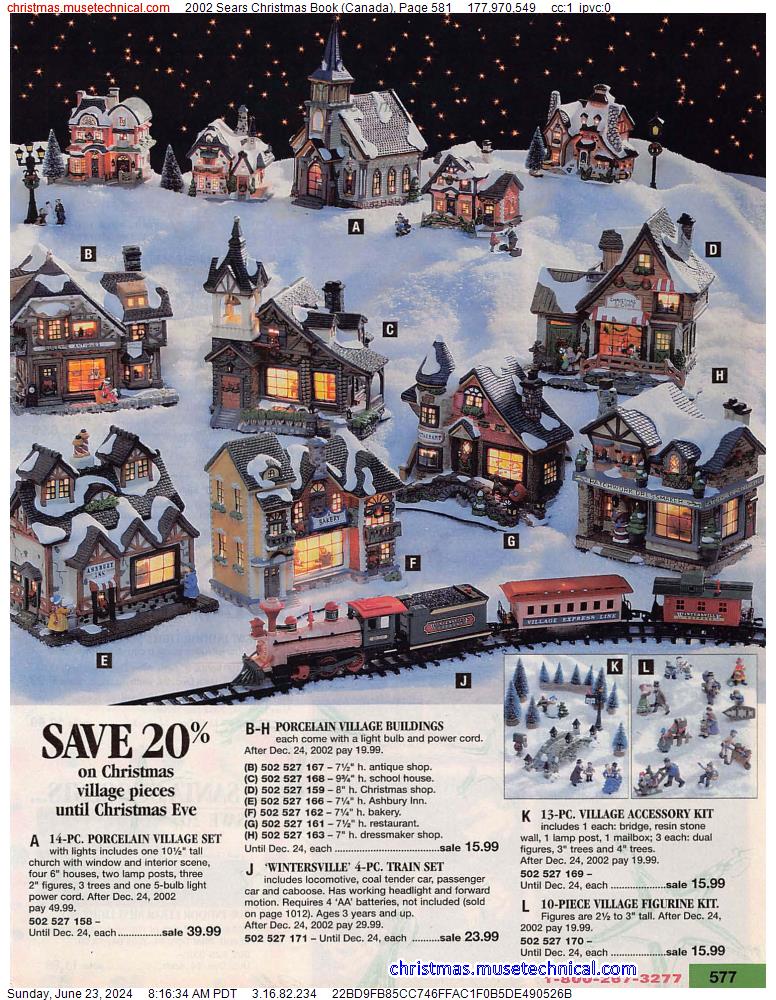 2002 Sears Christmas Book (Canada), Page 581