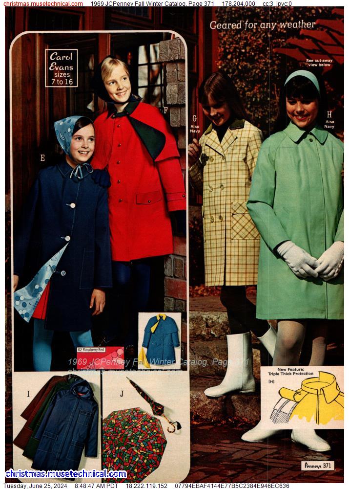 1969 JCPenney Fall Winter Catalog, Page 371