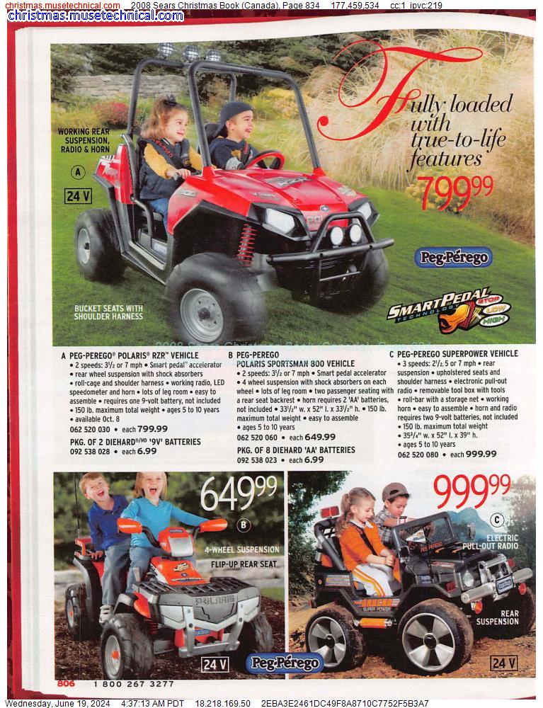 2008 Sears Christmas Book (Canada), Page 834