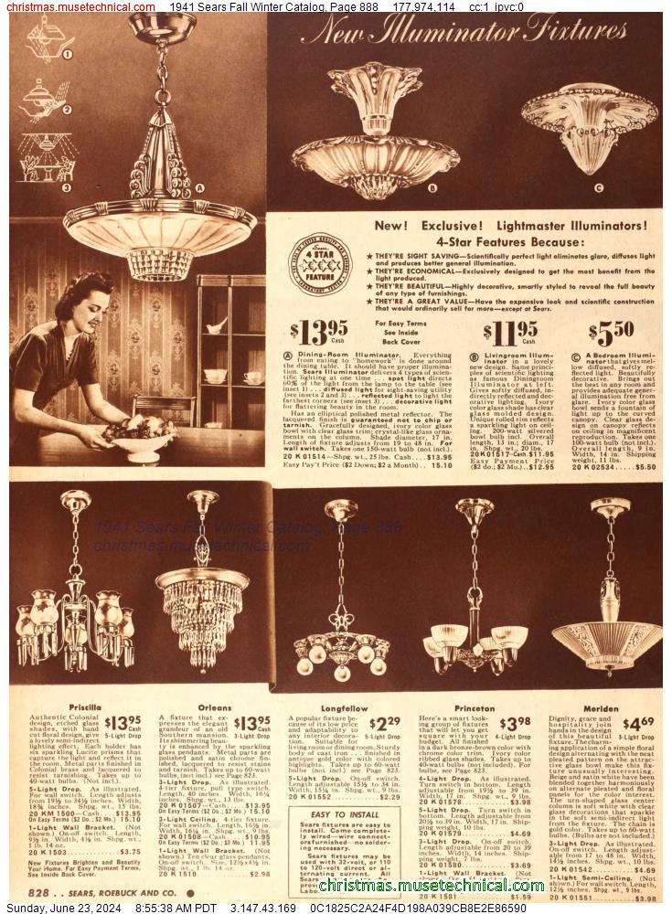 1941 Sears Fall Winter Catalog, Page 888