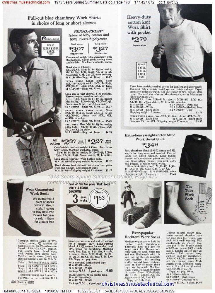 1973 Sears Spring Summer Catalog, Page 470