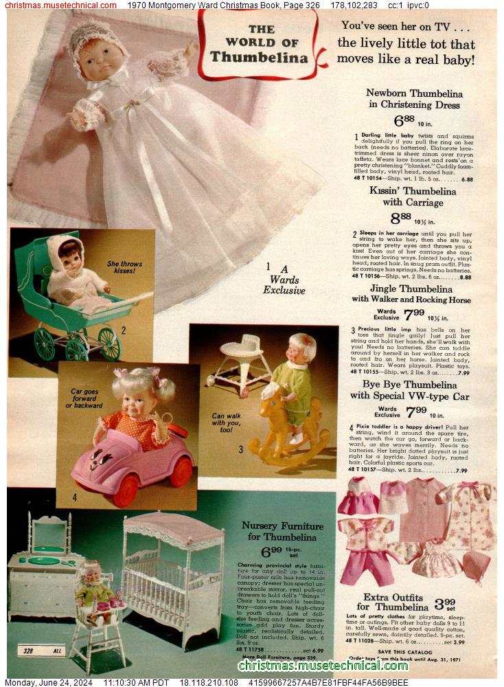 1970 Montgomery Ward Christmas Book, Page 326