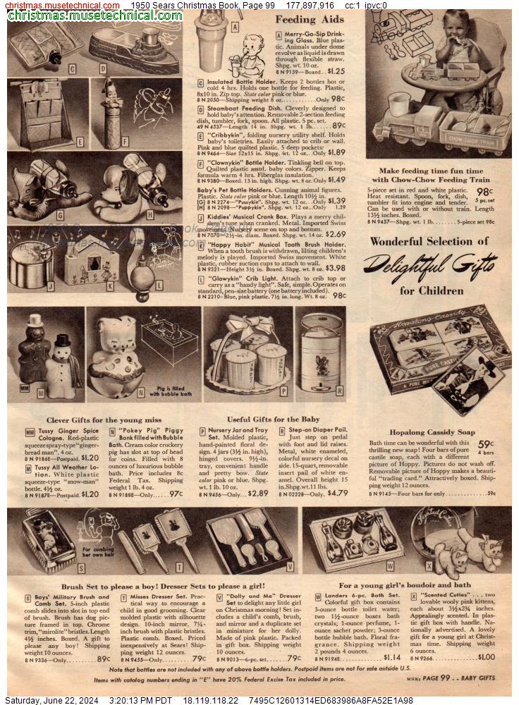 1950 Sears Christmas Book, Page 99