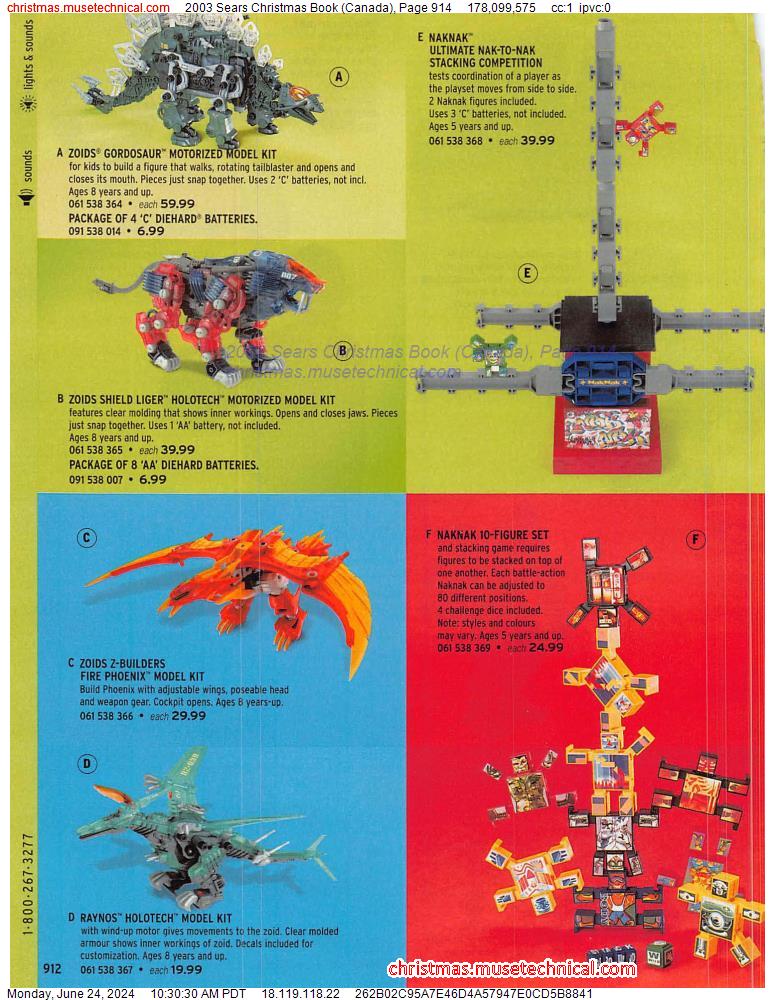 2003 Sears Christmas Book (Canada), Page 914