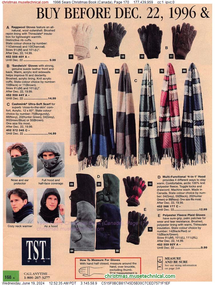 1996 Sears Christmas Book (Canada), Page 170