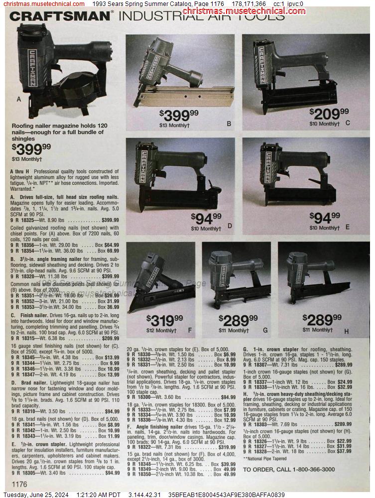 1993 Sears Spring Summer Catalog, Page 1176