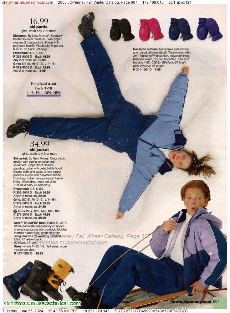 2000 JCPenney Fall Winter Catalog, Page 607