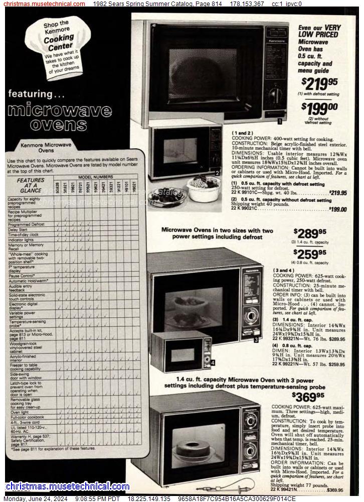 1982 Sears Spring Summer Catalog, Page 814